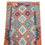 118 x 82 cm Hand Woven Afghan Kilim Rug