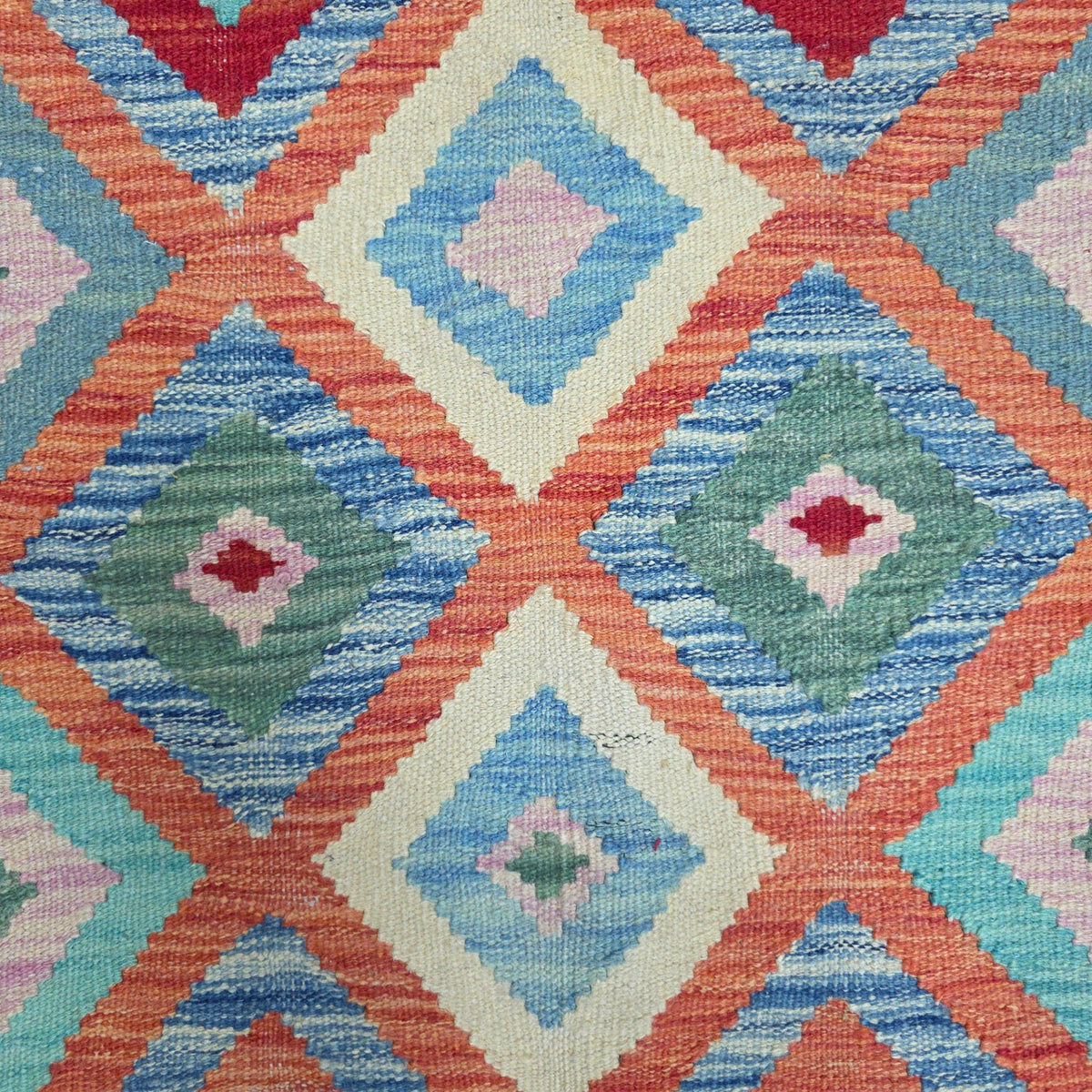 118 x 82 cm Hand Woven Afghan Kilim Rug