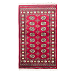 157 x 95 cm Hand Knotted Red Karachi Bokhara – Wool Rug