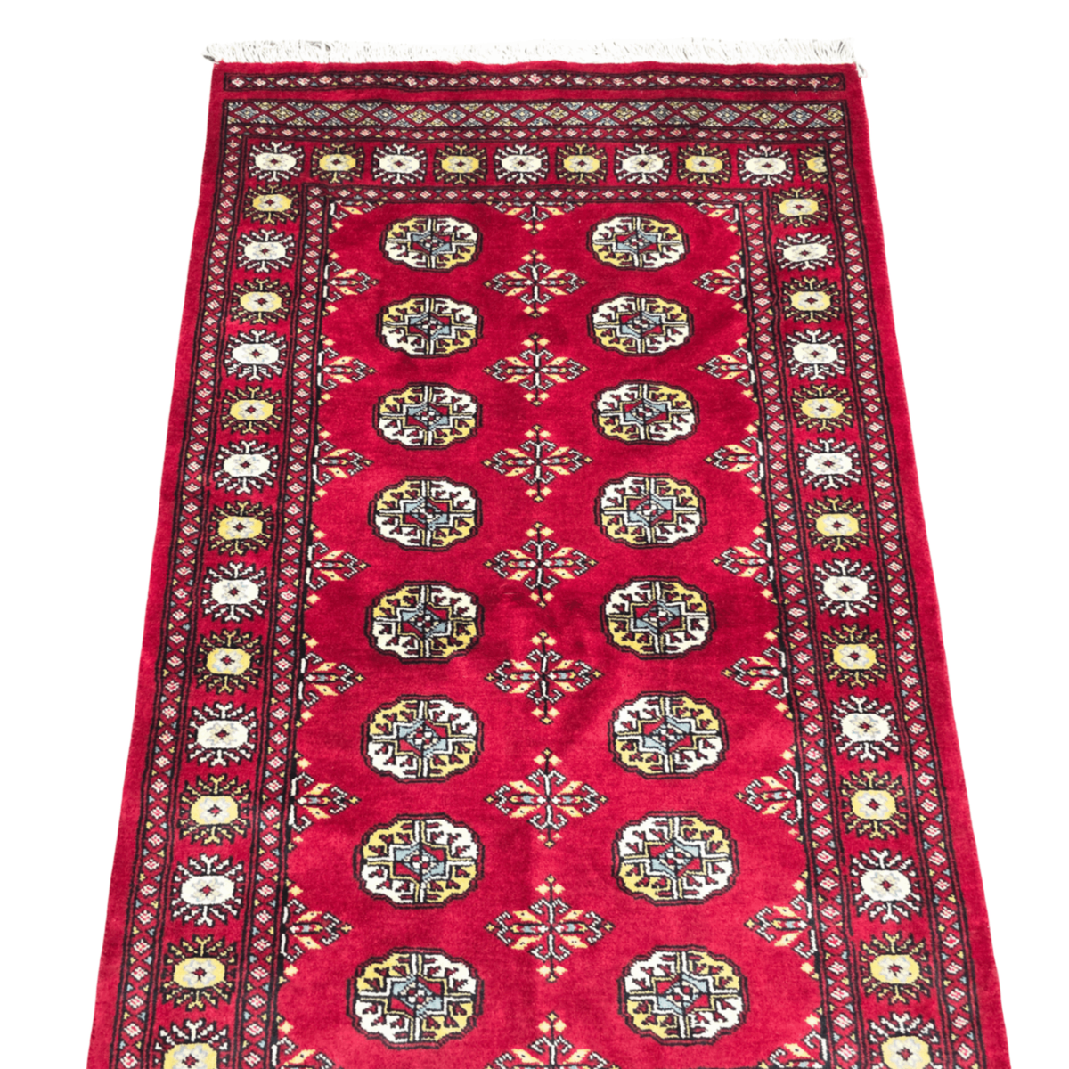 157 x 95 cm Hand Knotted Red Karachi Bokhara – Wool Rug