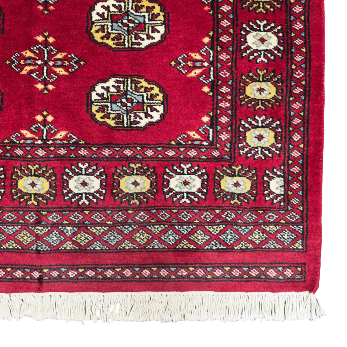157 x 95 cm Hand Knotted Red Karachi Bokhara – Wool Rug