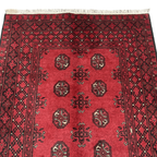 186 x 99 cm Hand-Knotted Afghan Bokhara Akche Rug