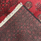 186 x 99 cm Hand-Knotted Afghan Bokhara Akche Rug