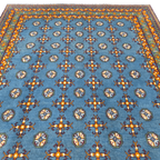 193 x 155 cm Hand-Woven Afghan Akche Rug