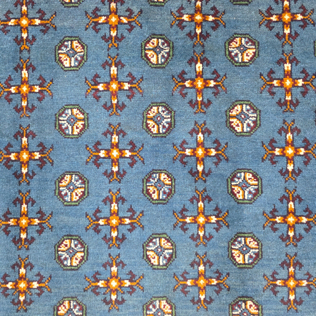 193 x 155 cm Hand-Woven Afghan Akche Rug