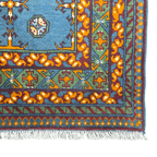 193 x 155 cm Hand-Woven Afghan Akche Rug