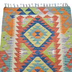 90 x 60 cm Hand-Woven Afghan Kilim