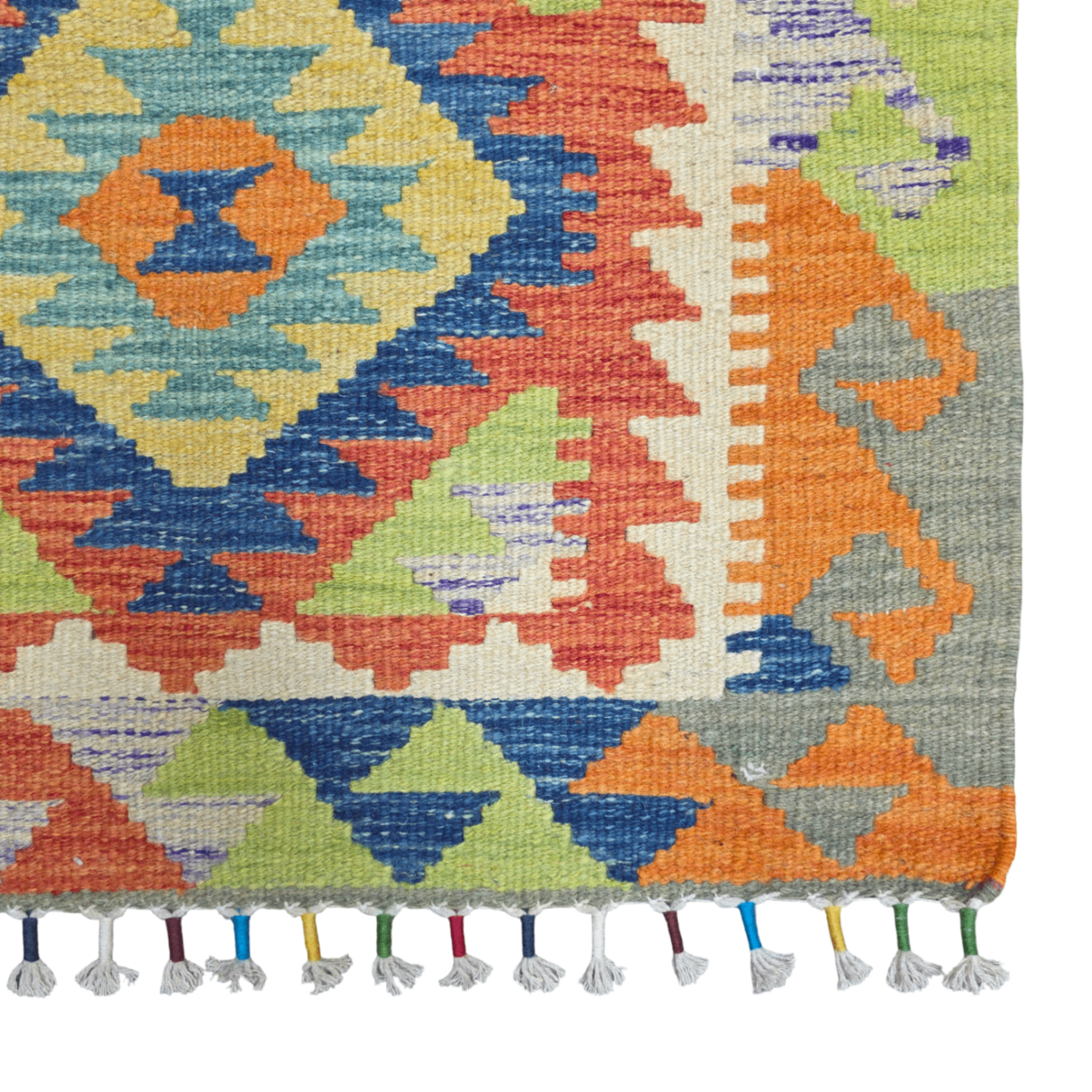 90 x 60 cm Hand-Woven Afghan Kilim