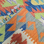 90 x 60 cm Hand-Woven Afghan Kilim