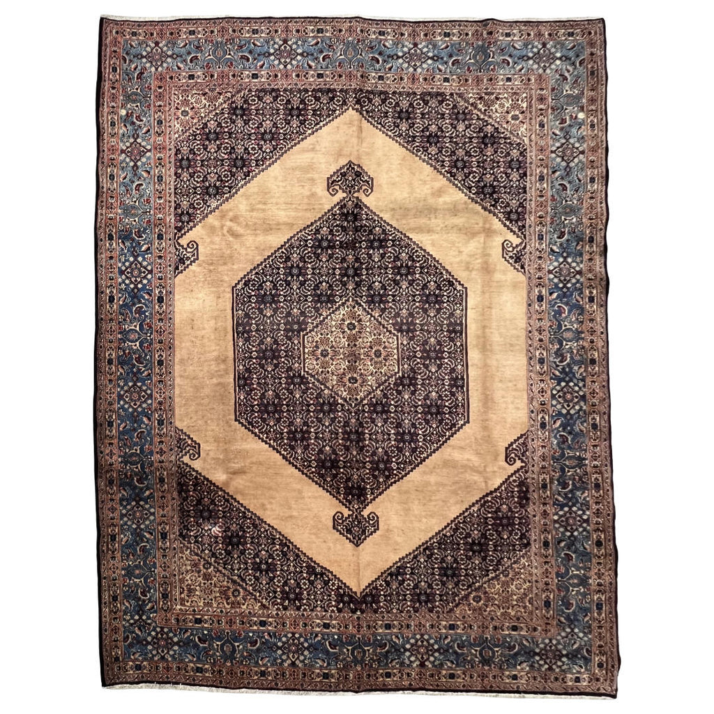 280 x 210 cm Hand-Knotted Authentic Persian Bidjar Wool Rug