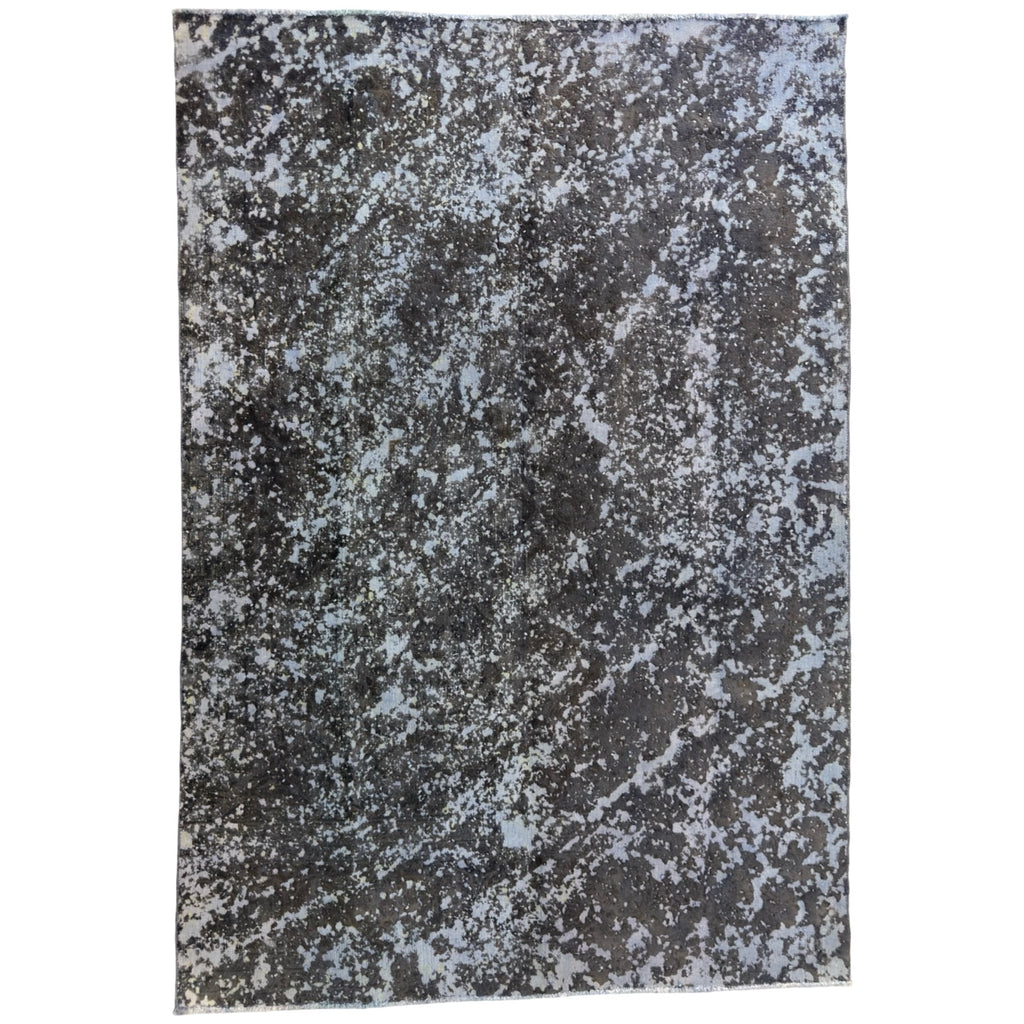 280 x 290 cm Hand-Knotted Ultra Vintage Grey Wool Rug