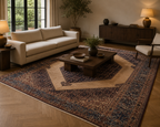 280 x 210 cm Hand-Knotted Authentic Persian Bidjar Wool Rug