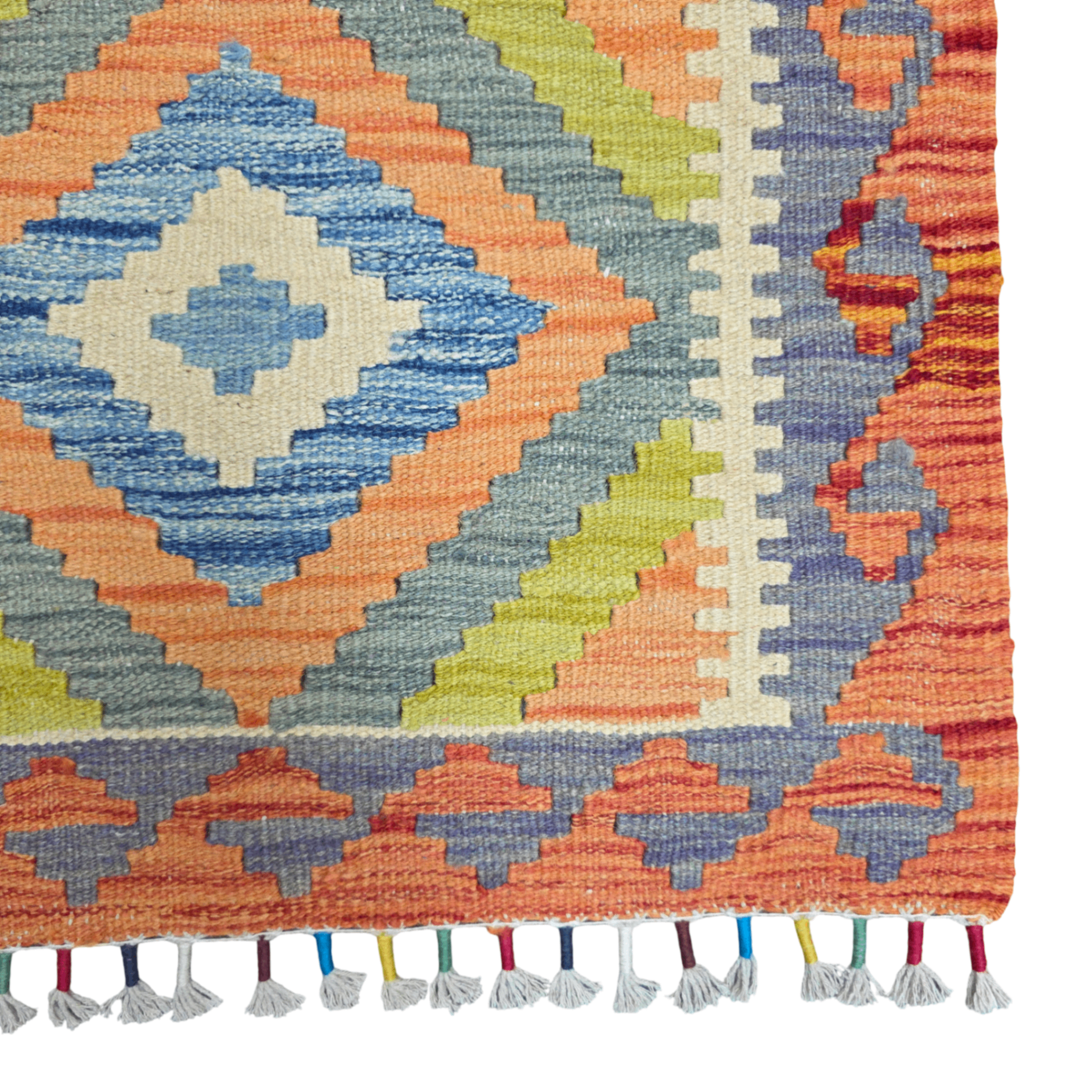 90 x 60 cm Hand-Woven Afghan Kilim