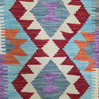 90 x 60 cm Hand-Woven Afghan Kilim