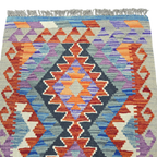 90 x 60 cm Hand-Woven Afghan Kilim