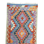 90 x 60 cm Hand-Woven Afghan Kilim