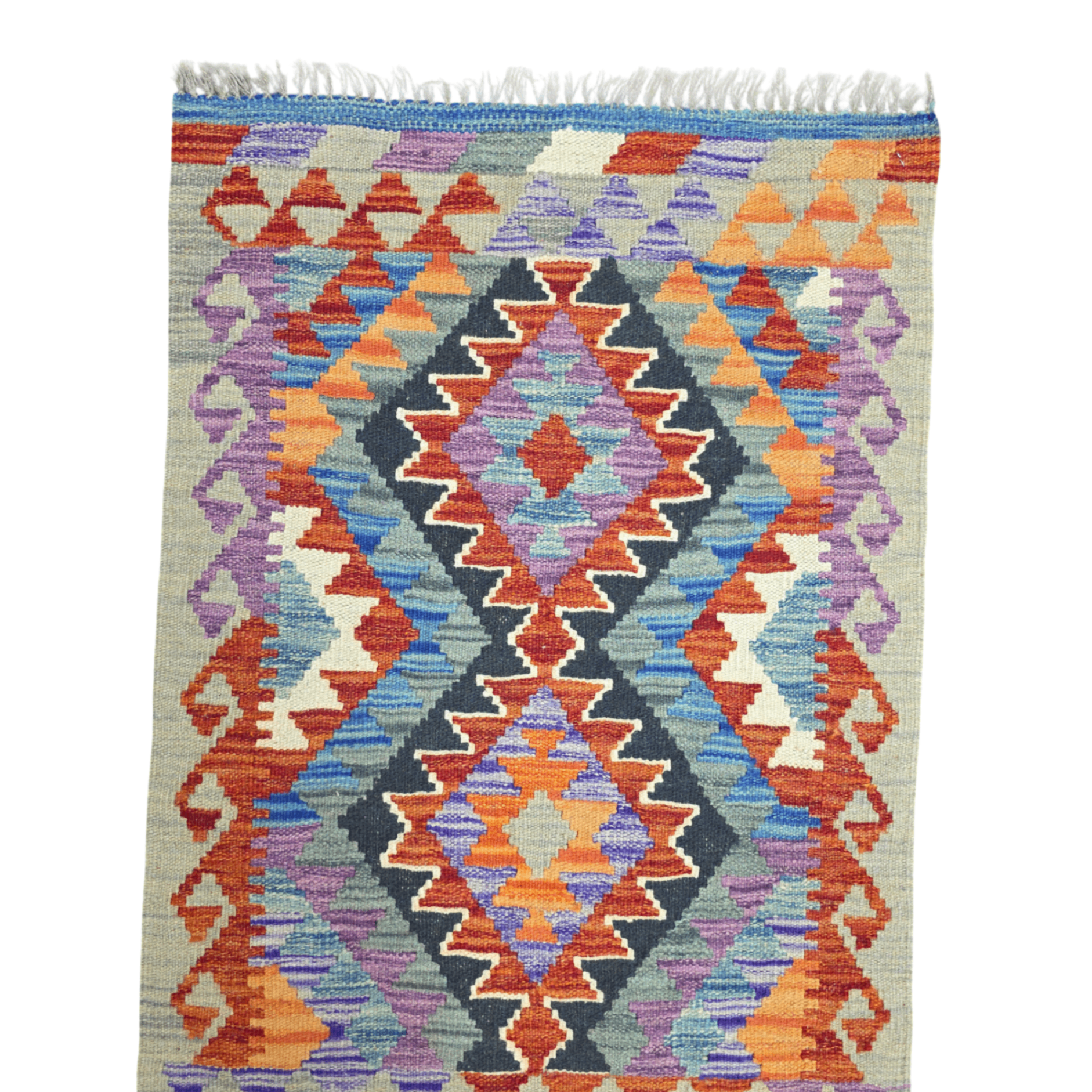 90 x 60 cm Hand-Woven Afghan Kilim