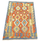 173 x 129 cm Hand Woven Afghan Kilim Rug