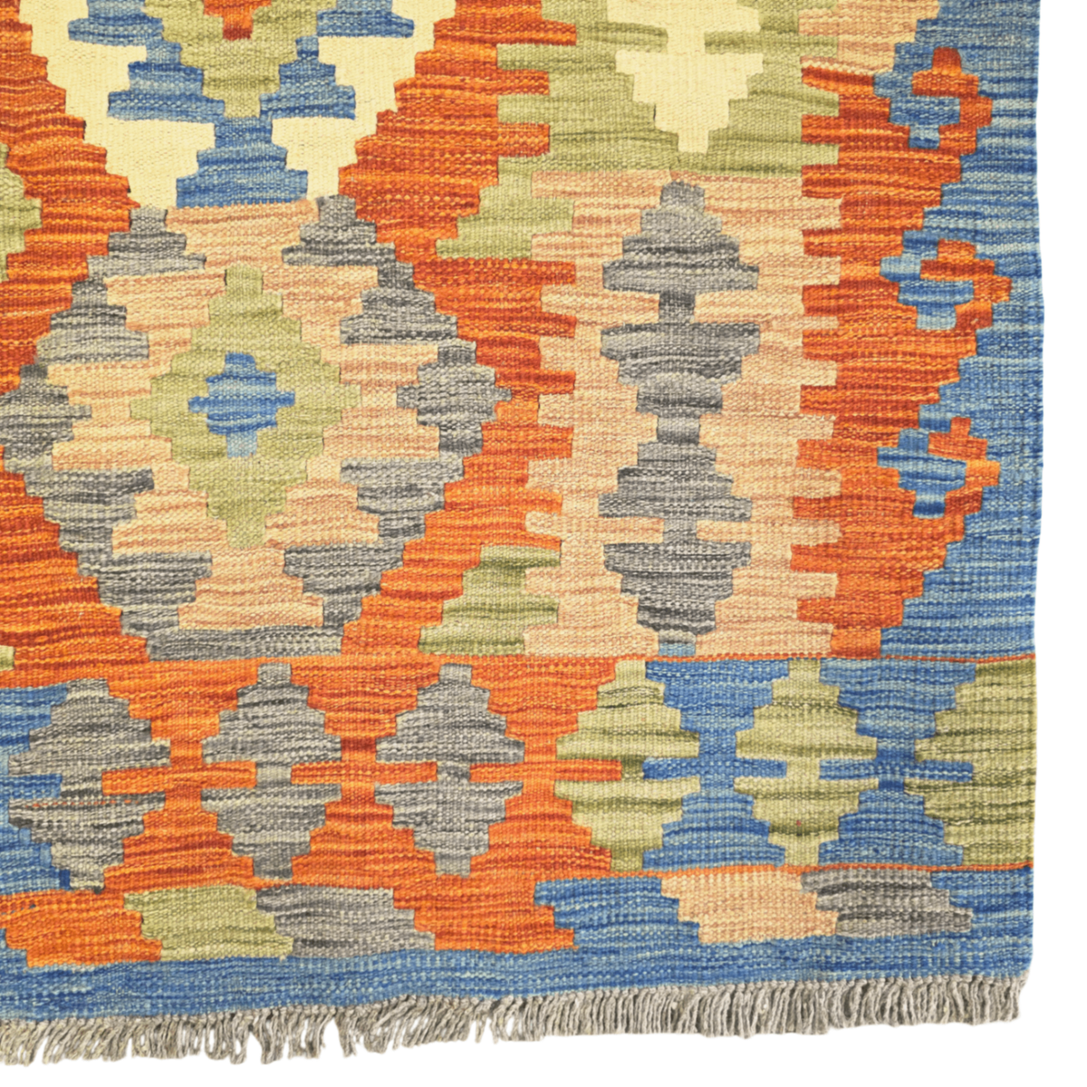 173 x 129 cm Hand Woven Afghan Kilim Rug