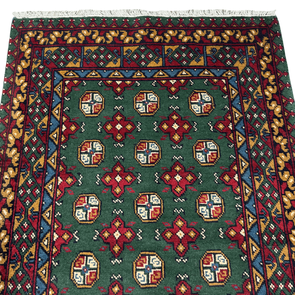 176 x 108 cm Hand-Knotted Afghan Akche Rug