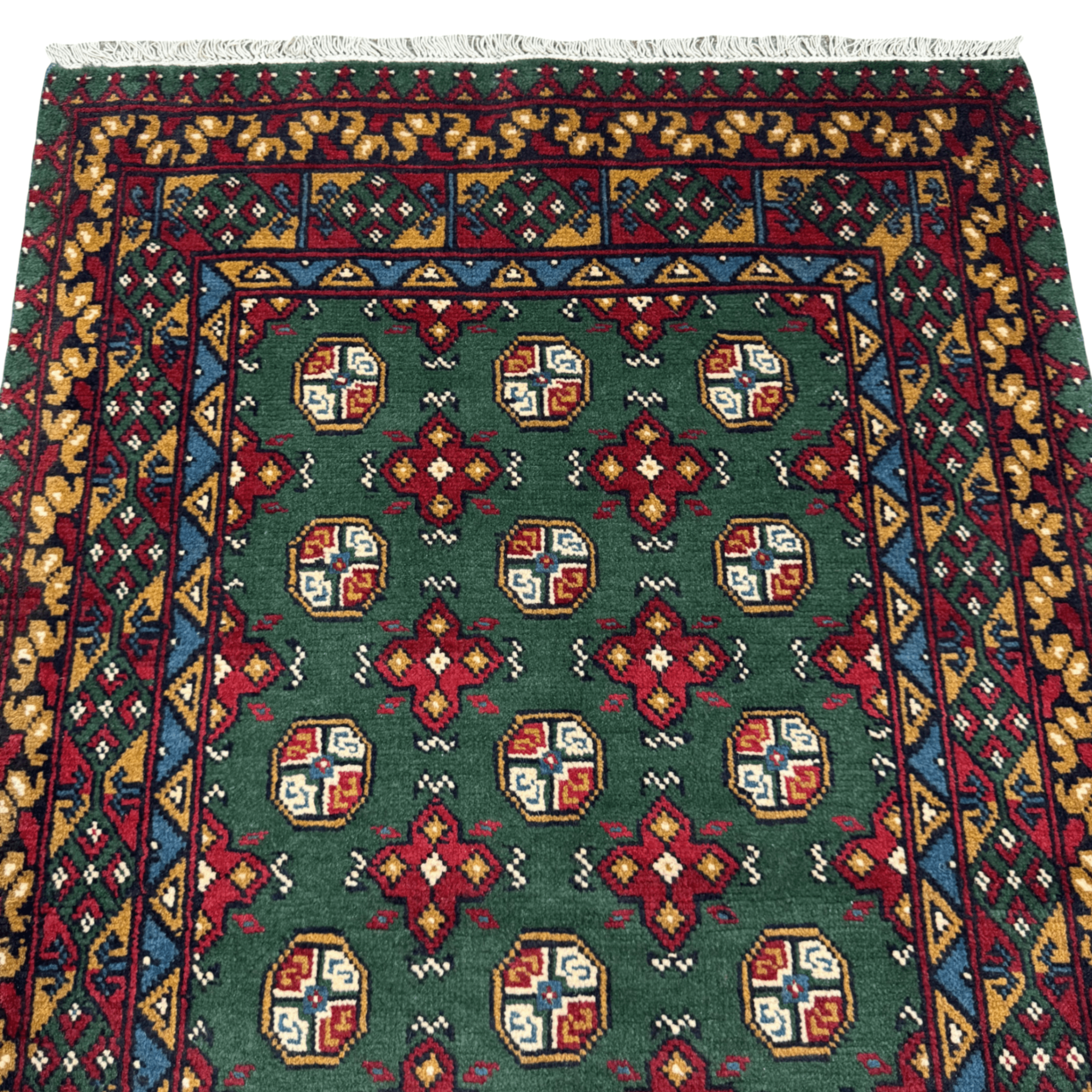 176 x 108 cm Hand-Knotted Afghan Akche Rug