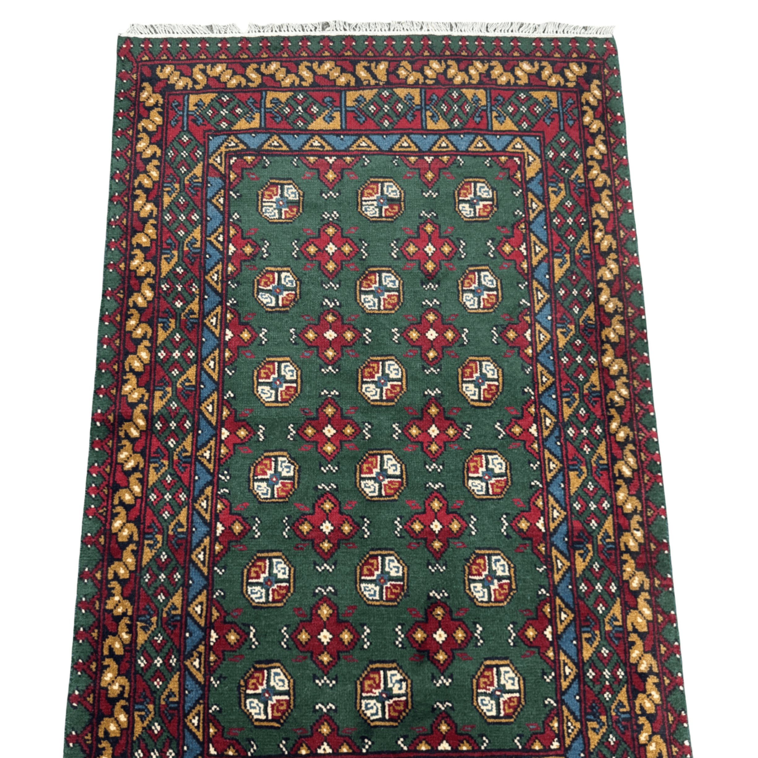 176 x 108 cm Hand-Knotted Afghan Akche Rug