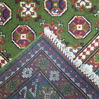194 x 150 cm Hand-Woven Afghan Akche Rug