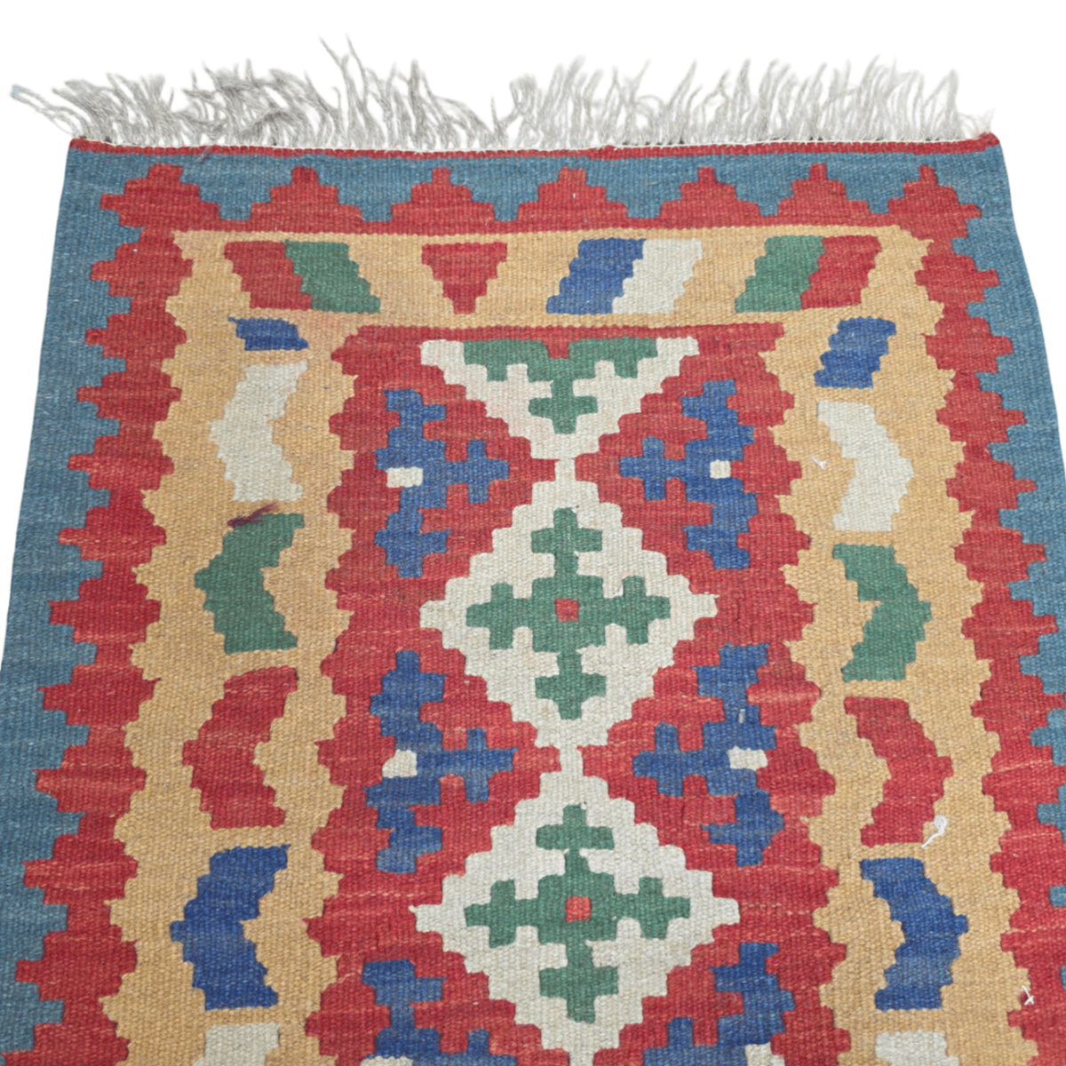 93 x 62 cm Hand Woven Afghan Kilim Rug
