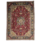 290 x 200 cm Hand-Knotted Persian Tabriz Hunting Scene Rug