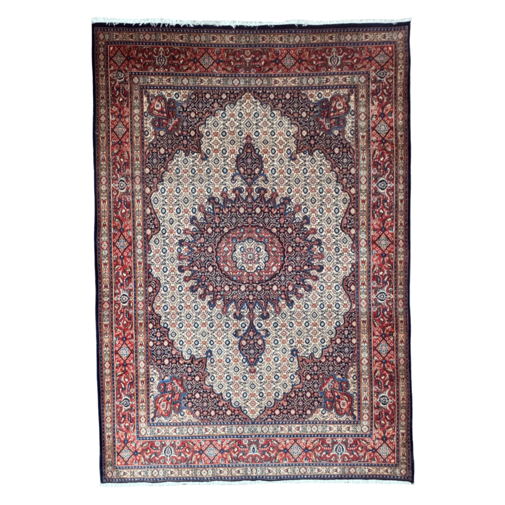 290 x 200 cm Hand-Woven Persian Mashad Rug