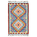 90 x 60 cm Hand-Woven Afghan Kilim