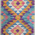 90 x 60 cm Hand-Woven Afghan Kilim