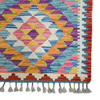 90 x 60 cm Hand-Woven Afghan Kilim