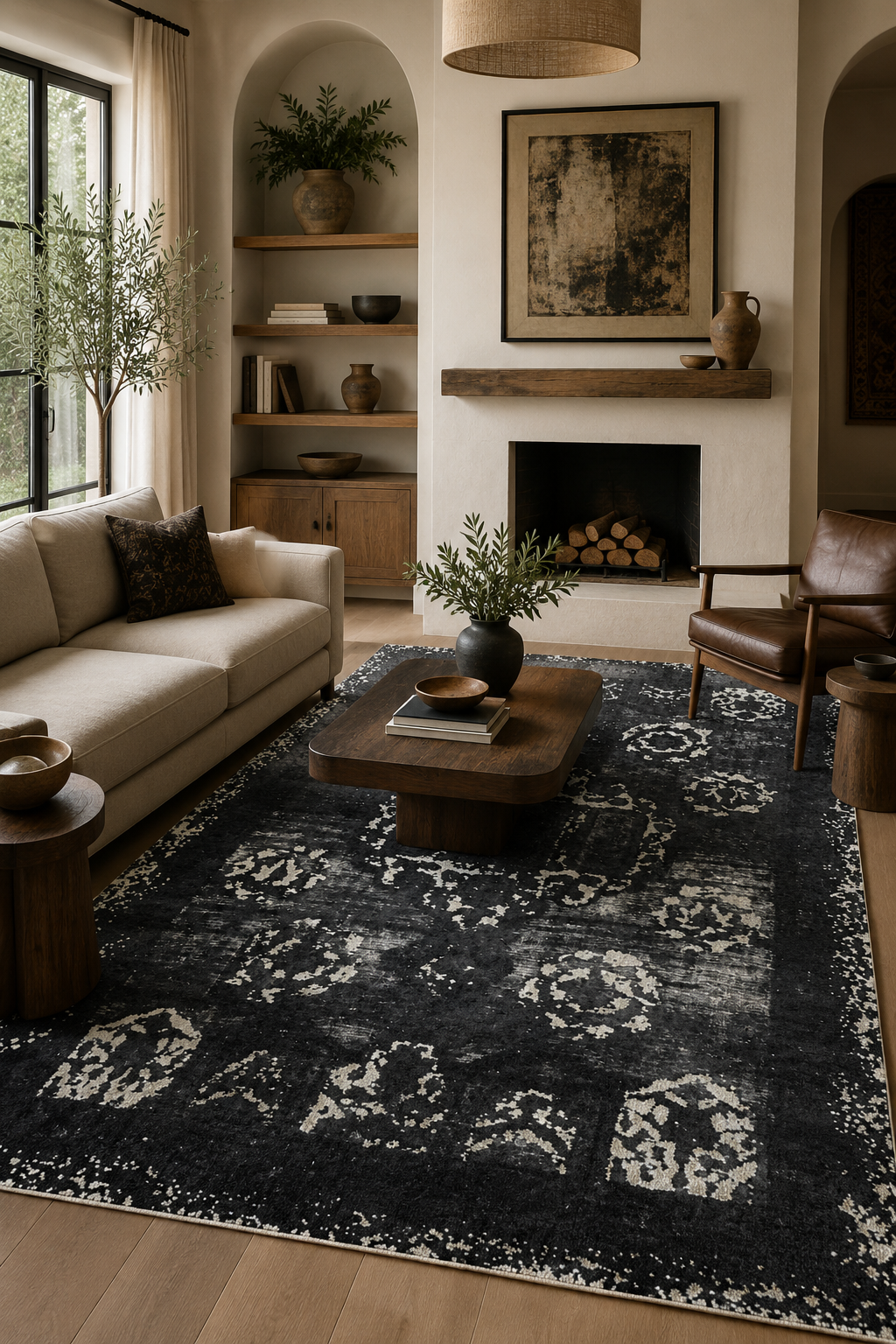 294 x 196 cm Hand-Knotted Ultra Vintage Persian Wool Rug