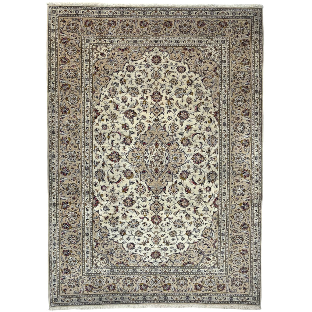 295 x 203 cm Hand-Knotted Persian Kashan Rug