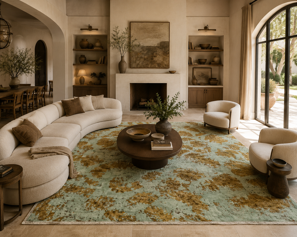 295 x 225 cm Hand-Knotted Ultra Vintage Persian Wool Rug