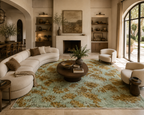 295 x 225 cm Hand-Knotted Ultra Vintage Persian Wool Rug