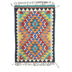 90 x 60 cm Hand Woven Afghan Kilim Rug