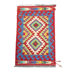 90 x 60 cm Hand-Woven Afghan Kilim