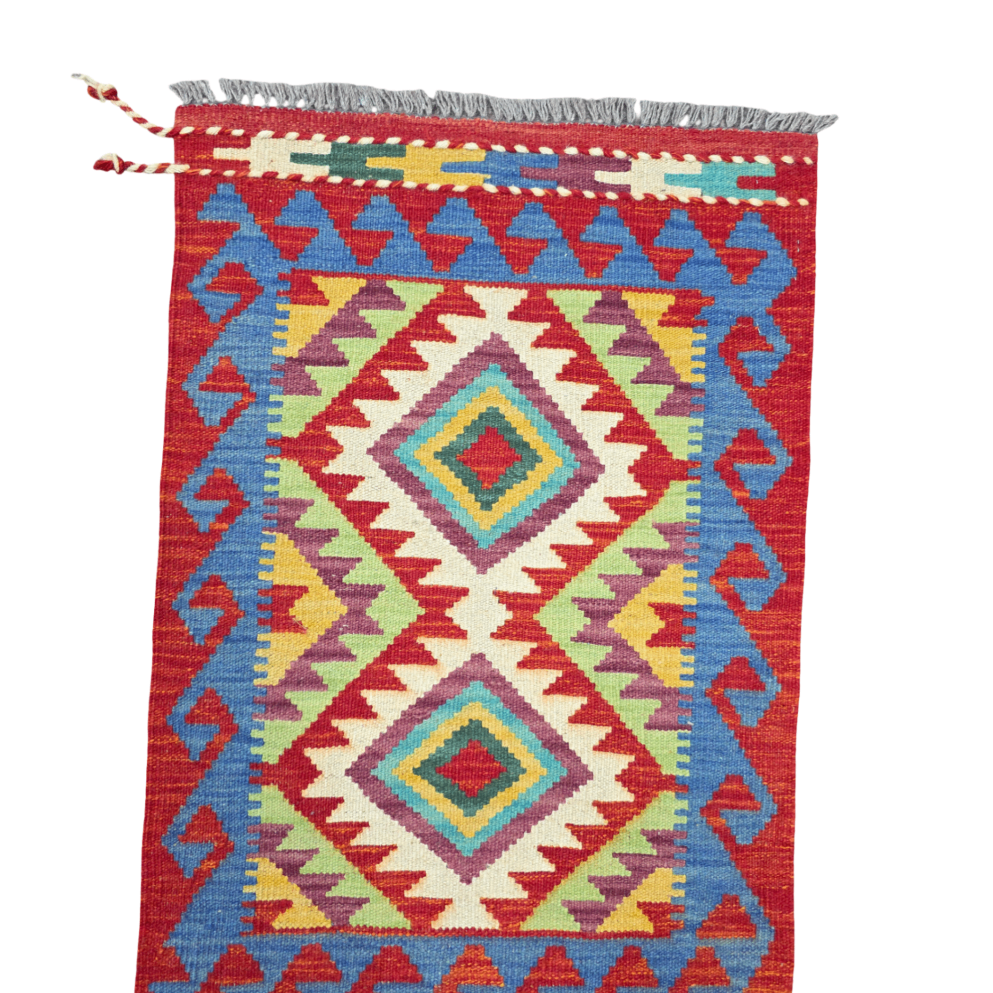90 x 60 cm Hand-Woven Afghan Kilim
