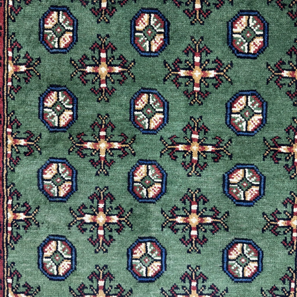 167 x 114 cm Hand-Knotted Afghan Akche Rug