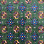 189 x 119 cm Hand-Knotted Afghan Akche Tribal Rug