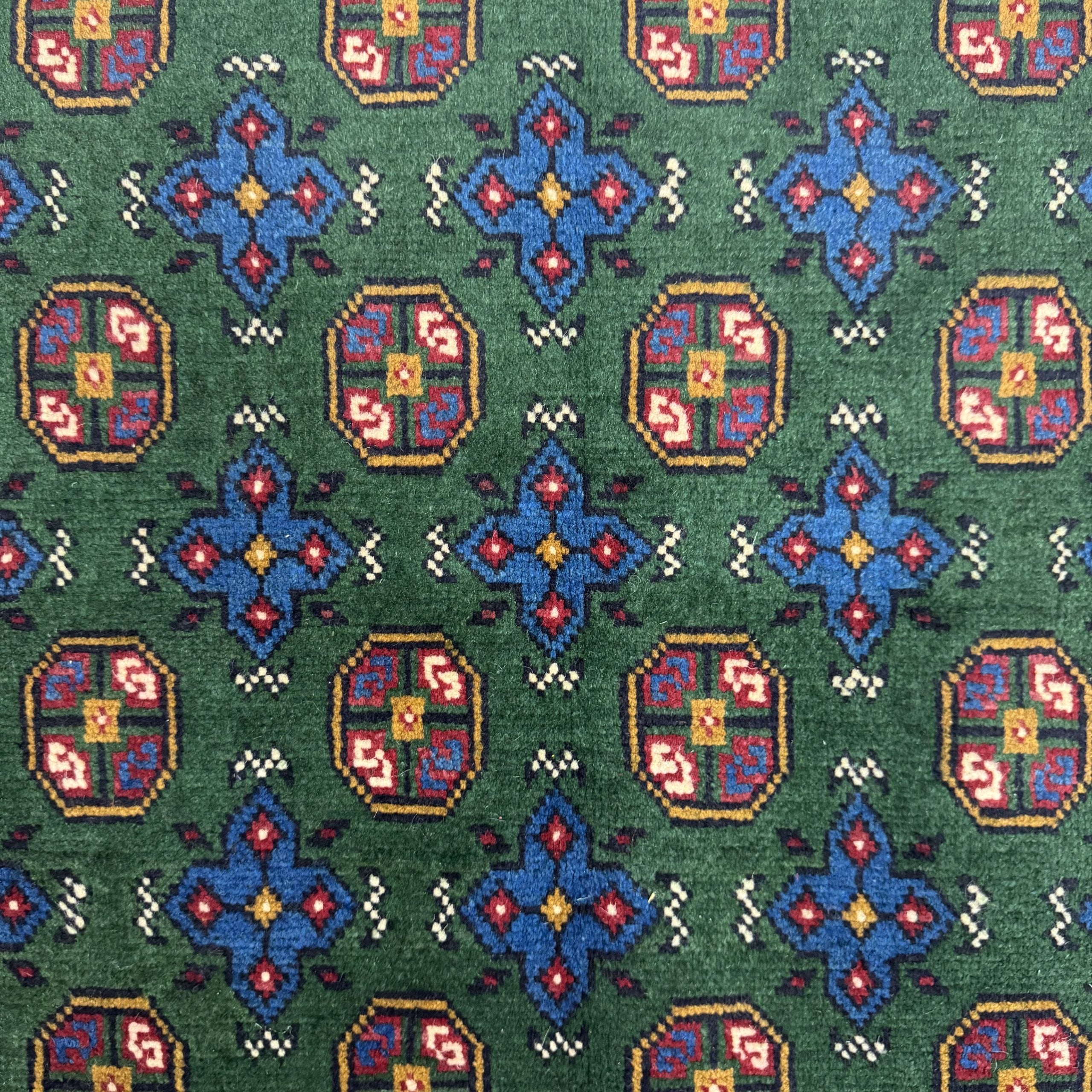 189 x 119 cm Hand-Knotted Afghan Akche Tribal Rug