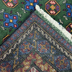 189 x 119 cm Hand-Knotted Afghan Akche Tribal Rug