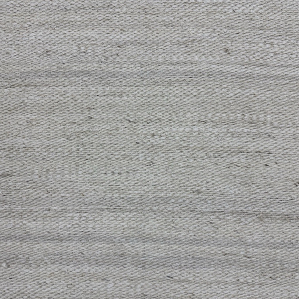 272 x 203 cm Handwoven Jute Rug – Natural White Textured Design