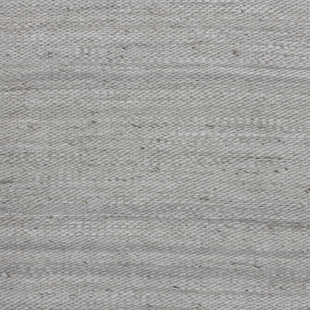 272 x 203 cm Handwoven Jute Rug – Natural White Textured Design