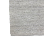 272 x 203 cm Handwoven Jute Rug – Natural White Textured Design