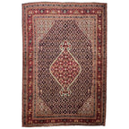 300 x 200 cm Hand-Knotted Persian Kashan Medallion Wool Rug