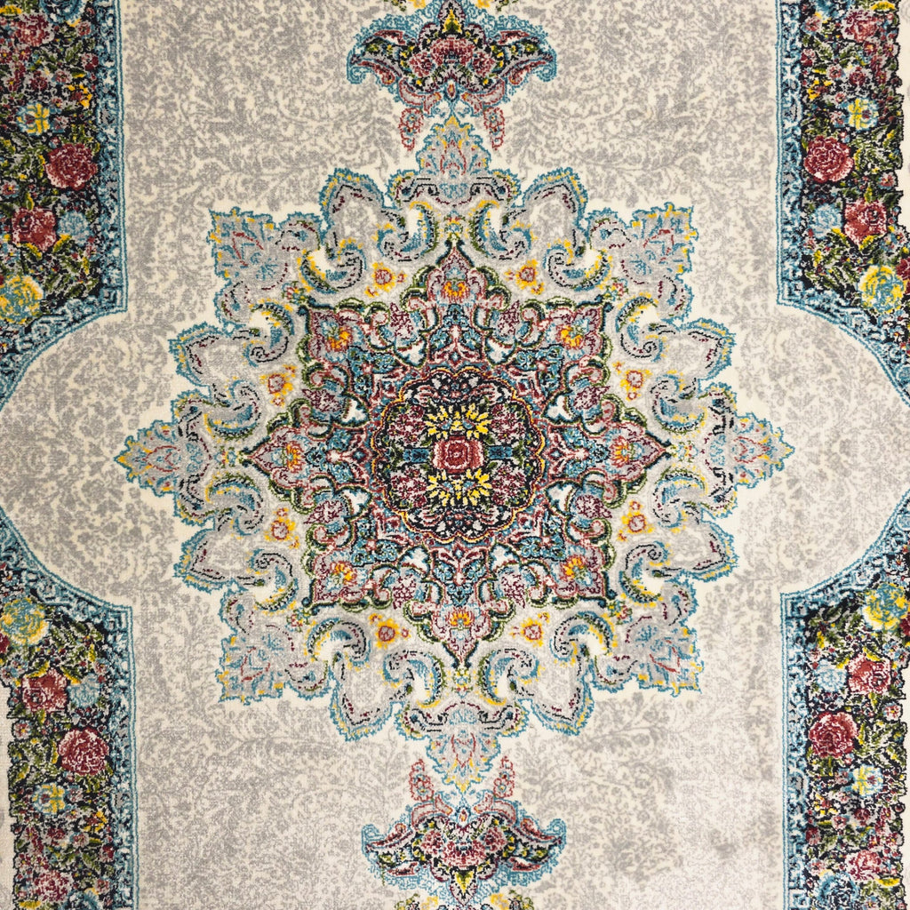 300 x 200 cm Persian Kirman Floral Machine-Made Rug