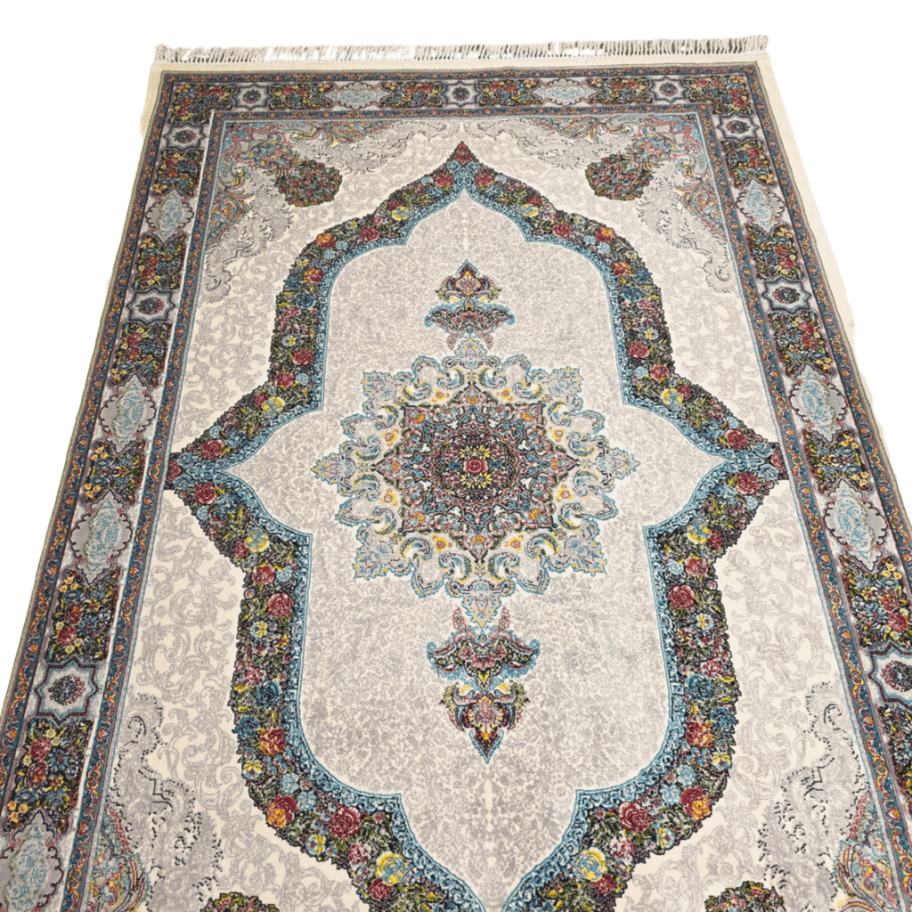 300 x 200 cm Persian Kirman Floral Machine-Made Rug